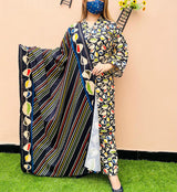 Printed khadar 3 piece