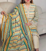 Khaddar Embroidered 3 Piece