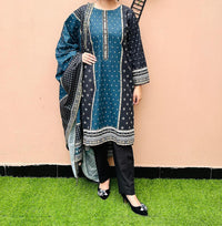 Khaddar Printed 3pc Collection