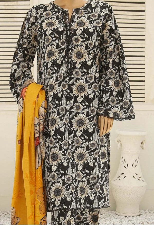 Printed khadar 2 piece