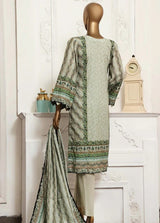 3 Piece Printed Khadar Stitched Suit