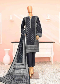 PRINTED KHADAR 3PC READYMADE