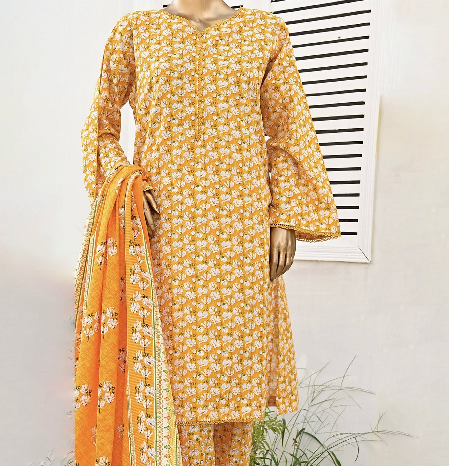 PRINTED KHADAR 2PC READYMADE