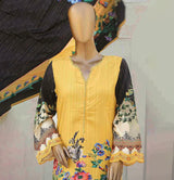 Linen Embroidered Stitched Suit