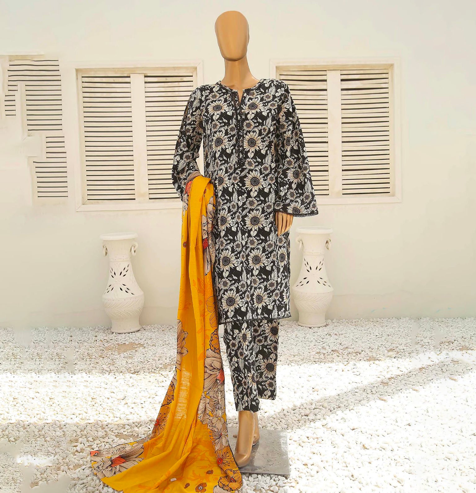 Khaddar Printed 3pc Collection